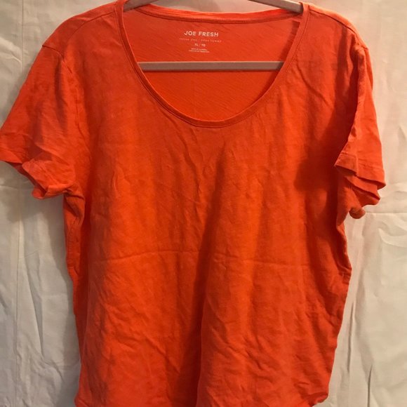 Joe Fresh Orange T-Shirt Size XL - Picture 1 of 2